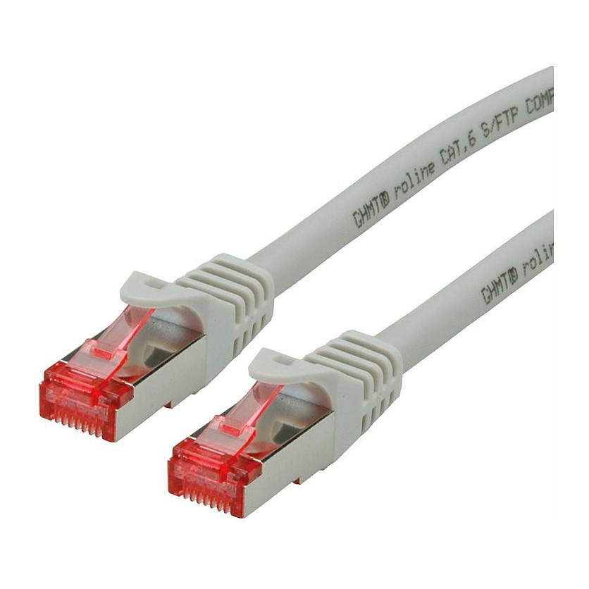 Patchkabel ROLINE Cat.6 S/FTP LSOH - grå, 3 m