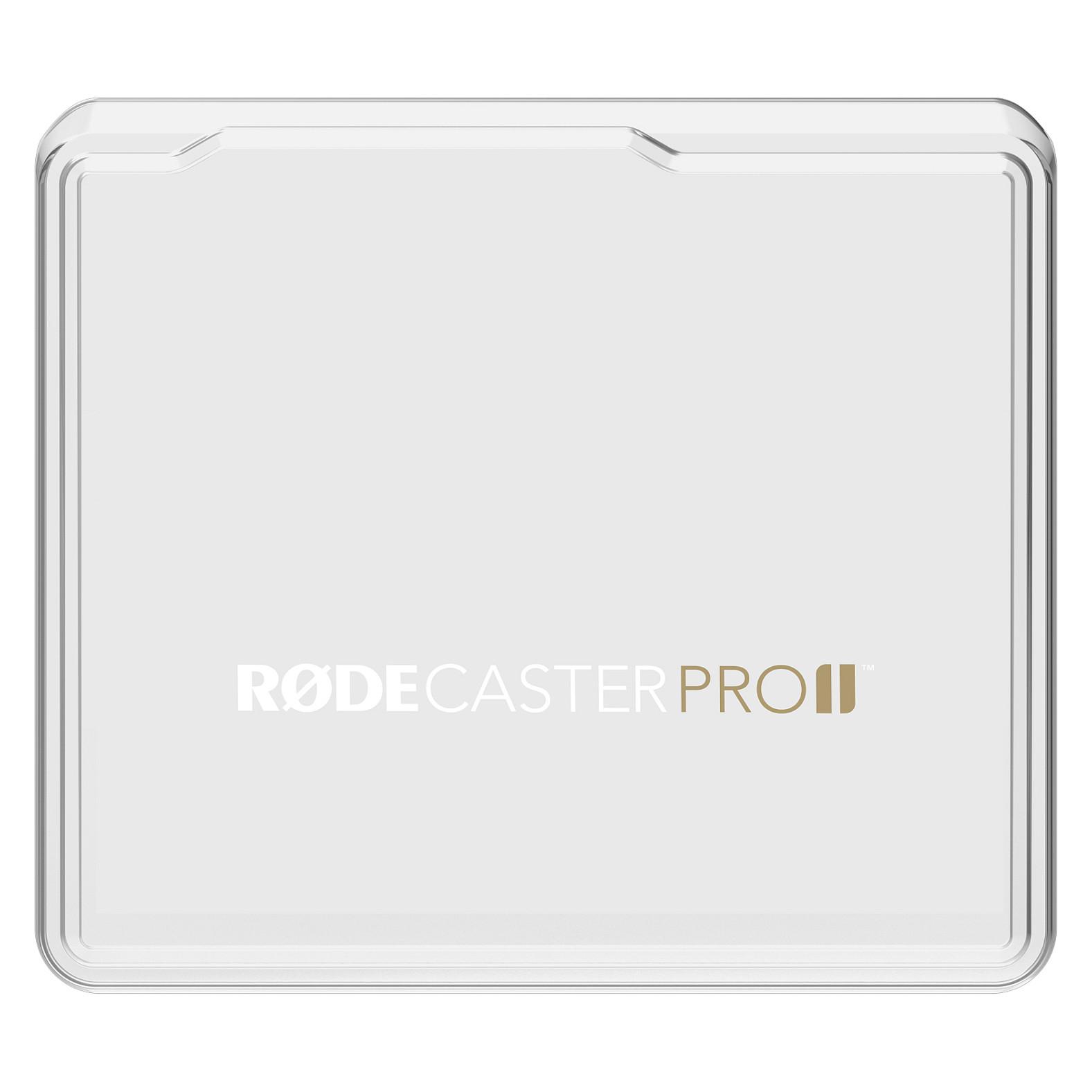 RØDE Cover 2 - Beskyttelsescover frontdække til lydmikser - højkvalitets-polykarbonat - klar - for RØDE RØDECaster Pro II