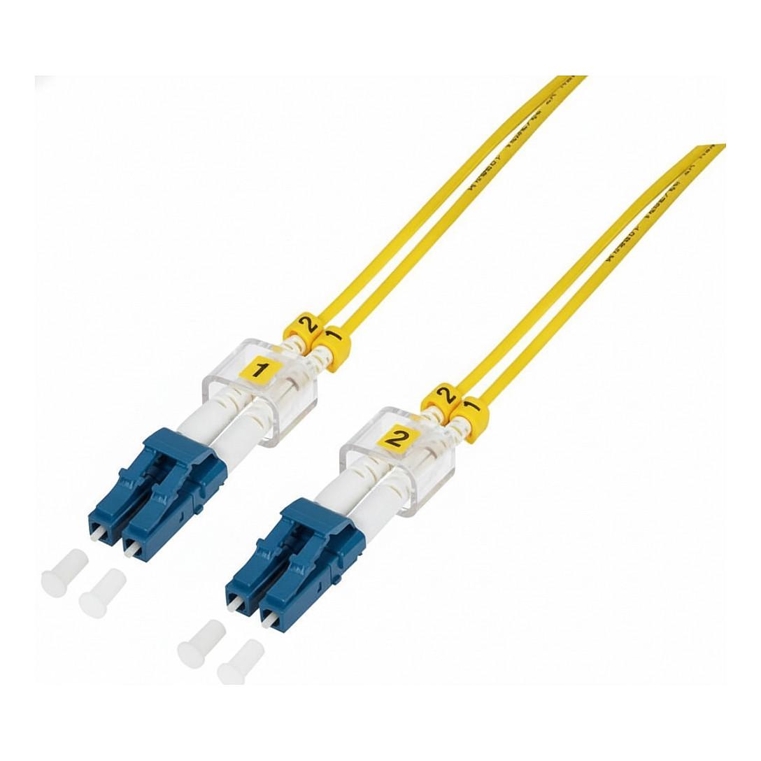 S/CONN maximum connectivity 77803 InfiniBand og fiberoptisk kabel 2 m 2x LC Blå, Gul