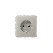 Stikkontakt JUNG CD1520KIPT SCHUKO - platin