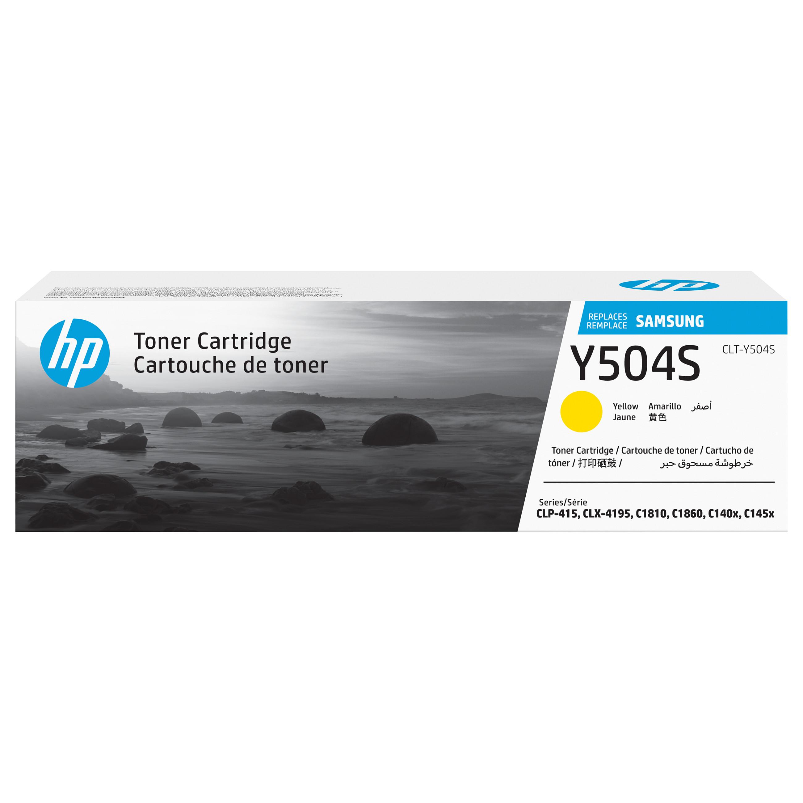 Samsung CLT-Y504S Gul 1800 sider Toner SU502A