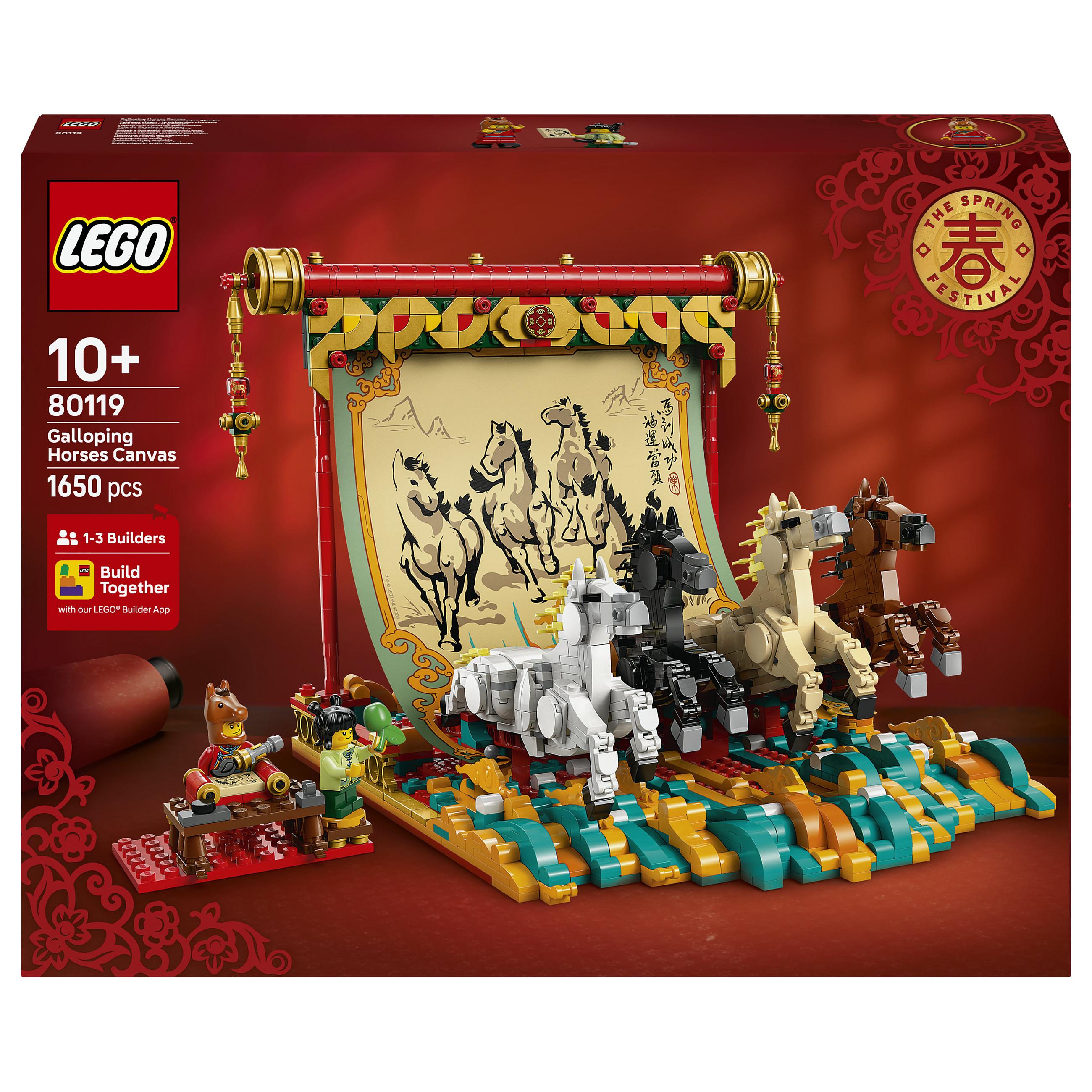 LEGO 80119 - Billede med galopperende heste - GEEKD.dk
