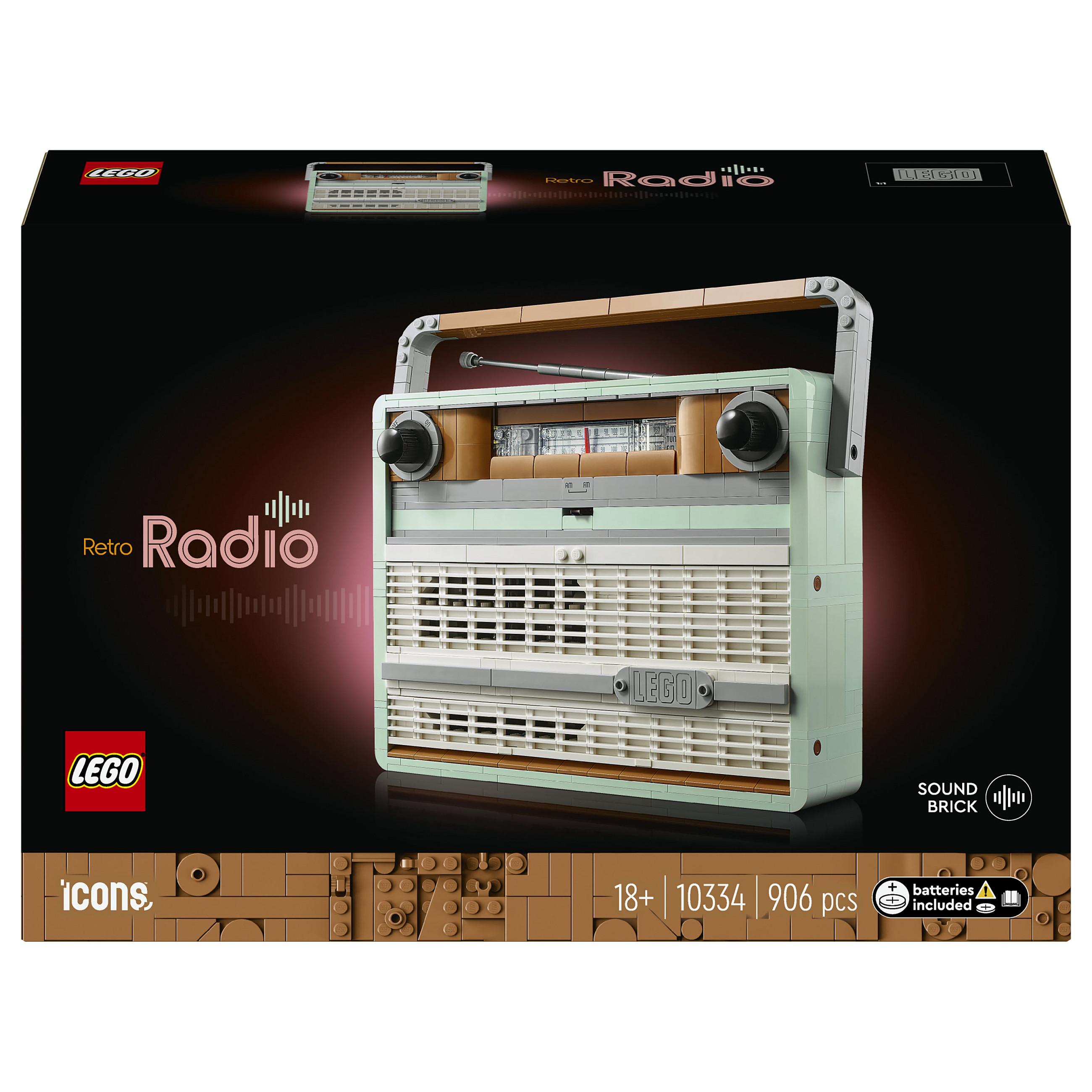 LEGO byggelegetøj LEGO Icons Retro Radio (10334) - 18+