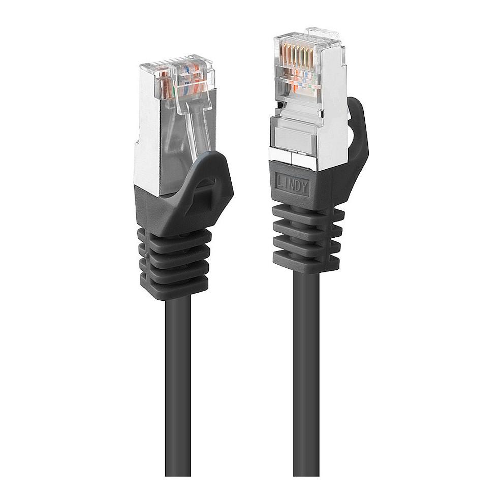 Netværkskabel Lindy Cat5e F/UTP RJ-45 1 m - sort