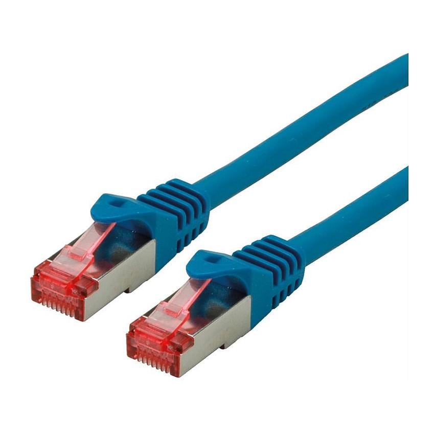 Netværkskabel ROLINE Cat.6 S/FTP LSOH RJ-45 1 m - blå