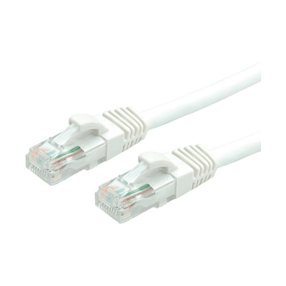 Patchkabel VALUE Cat.6A Class EA U/UTP - hvid, 1 m