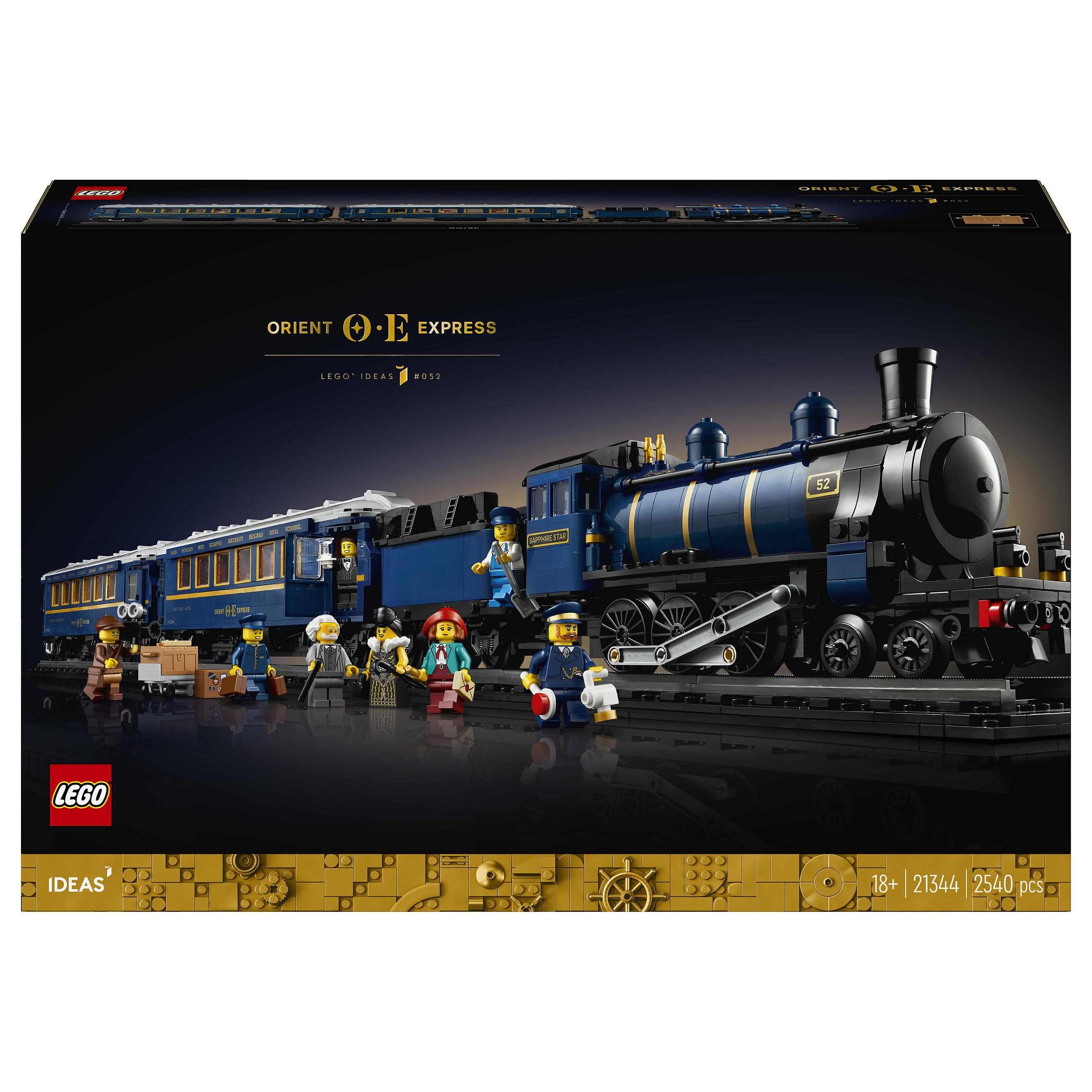 LEGO Ideas 21344 Orientekspressen tog med 2.540 dele og 8 minifigurer