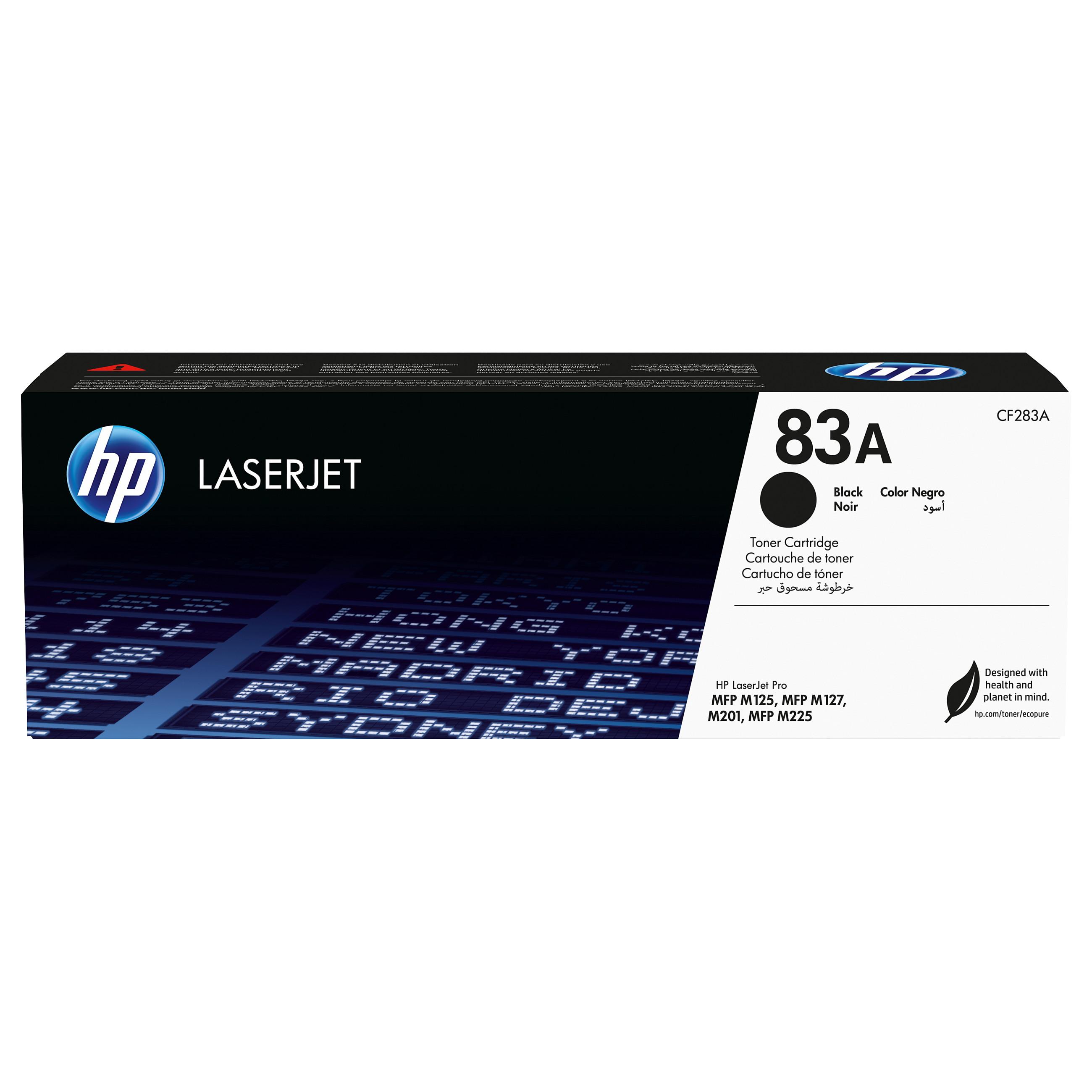 HP HP 83A Tonerkassette sort CF283A Modsvarer: N/A