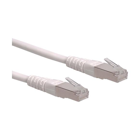 Patchkabel ROLINE Cat.6 Class E S/FTP PiMF - hvid, 3 m