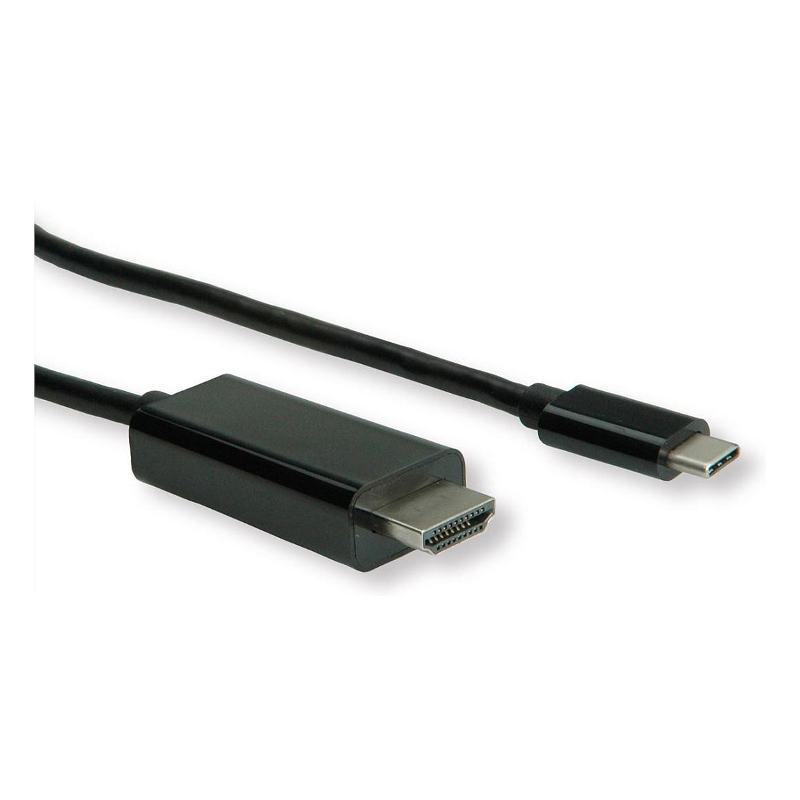 Adapterkabel USB-C til HDMI ROLINE 11.04.5842 - 3 m, sort
