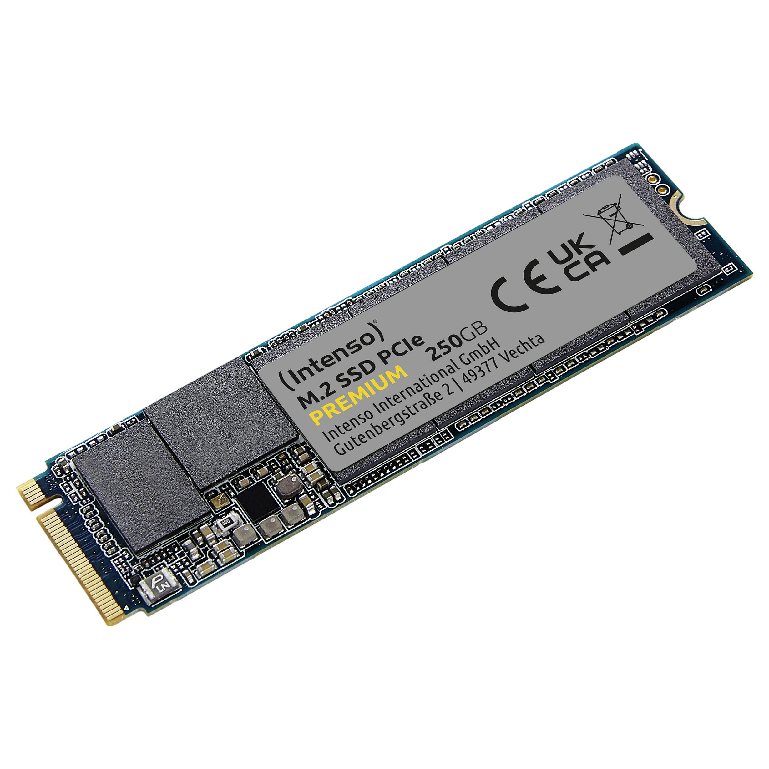 Intenso PREMIUM - SSD - 250 GB - intern - M.2 2280 - PCIe 3.0 x4 (NVMe)