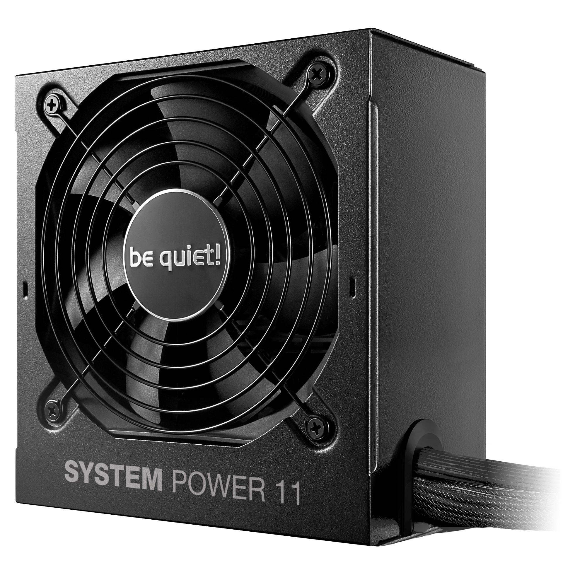 be quiet! System Power 11 - Strømforsyning (intern) - ATX12V 3.1/ EPS12V 2.92 - 80 PLUS Bronze - AC 200-240 V - 650 Watt - aktiv PFC - sort