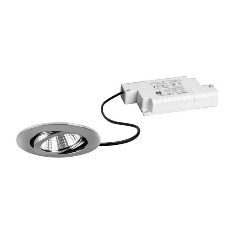 LED indbygningsspot-sæt Brumberg BB03 39363023 - rund, krom