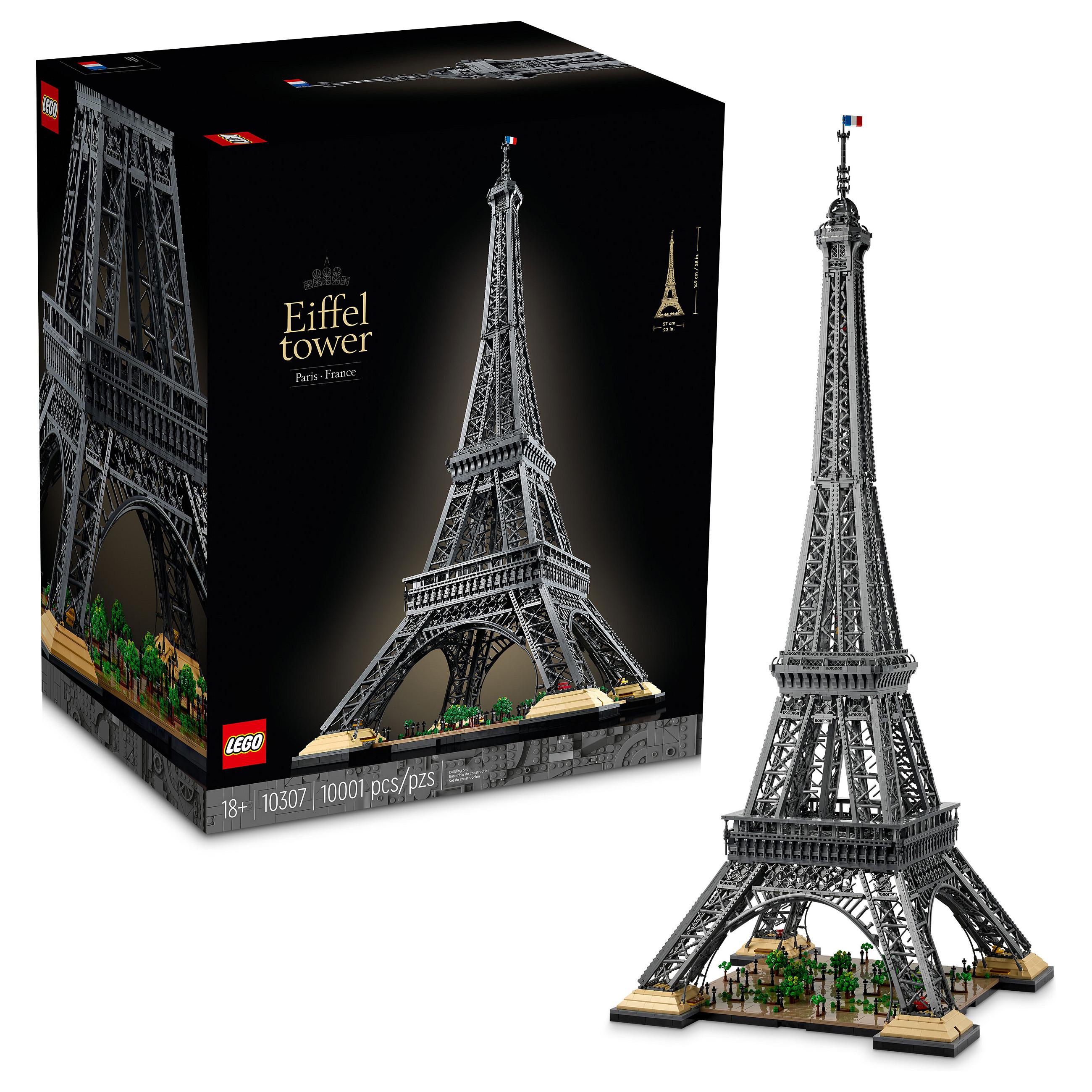 LEGO Icons 10307 Eiffeltårnet - 10.001 dele, 149 cm