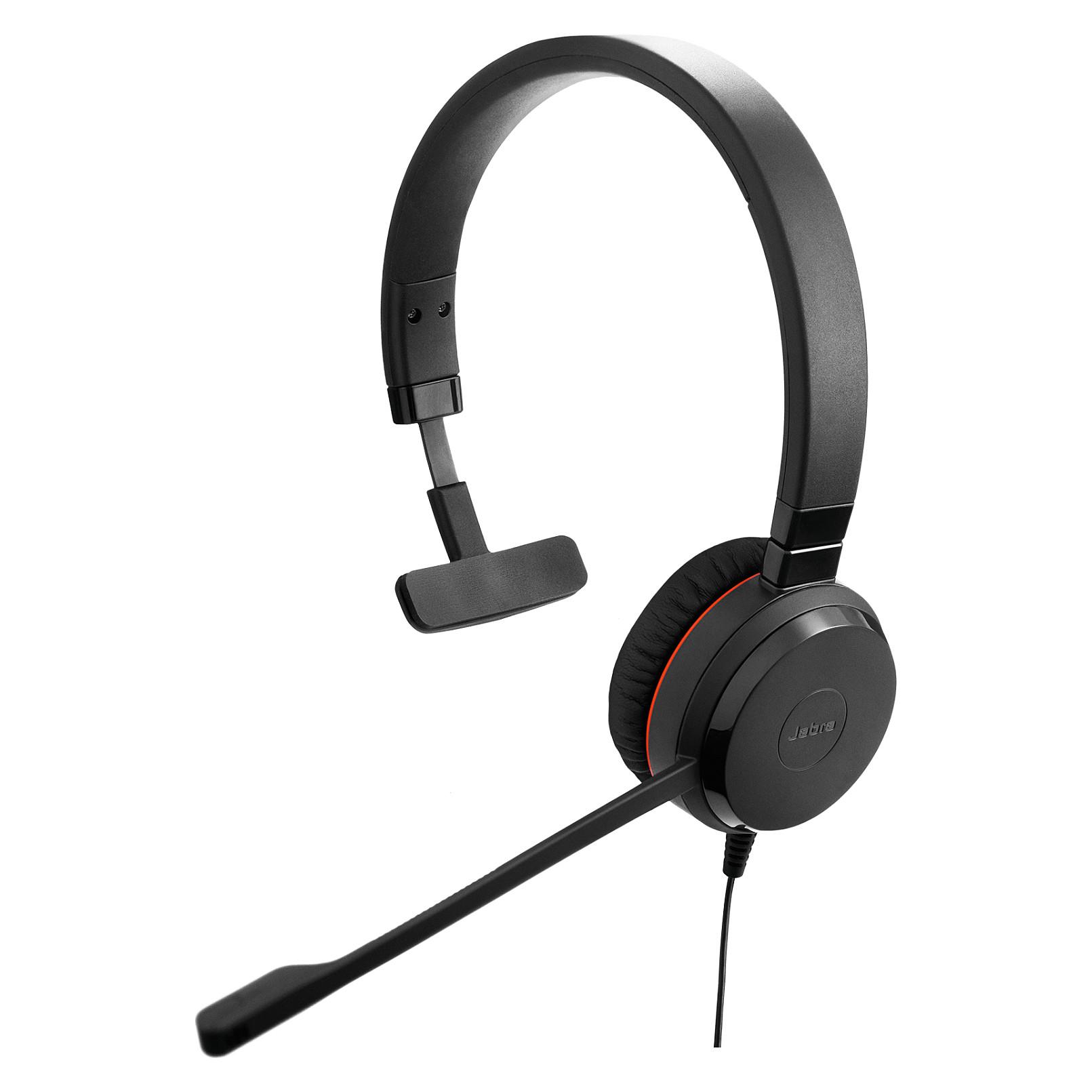 Jabra Evolve 30 II UC Mono Kablet Høretelefoner Sort
