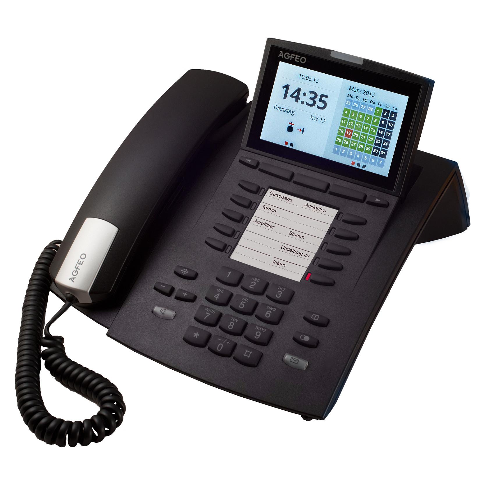 IP-telefon AGFEO ST 45 IP - sort