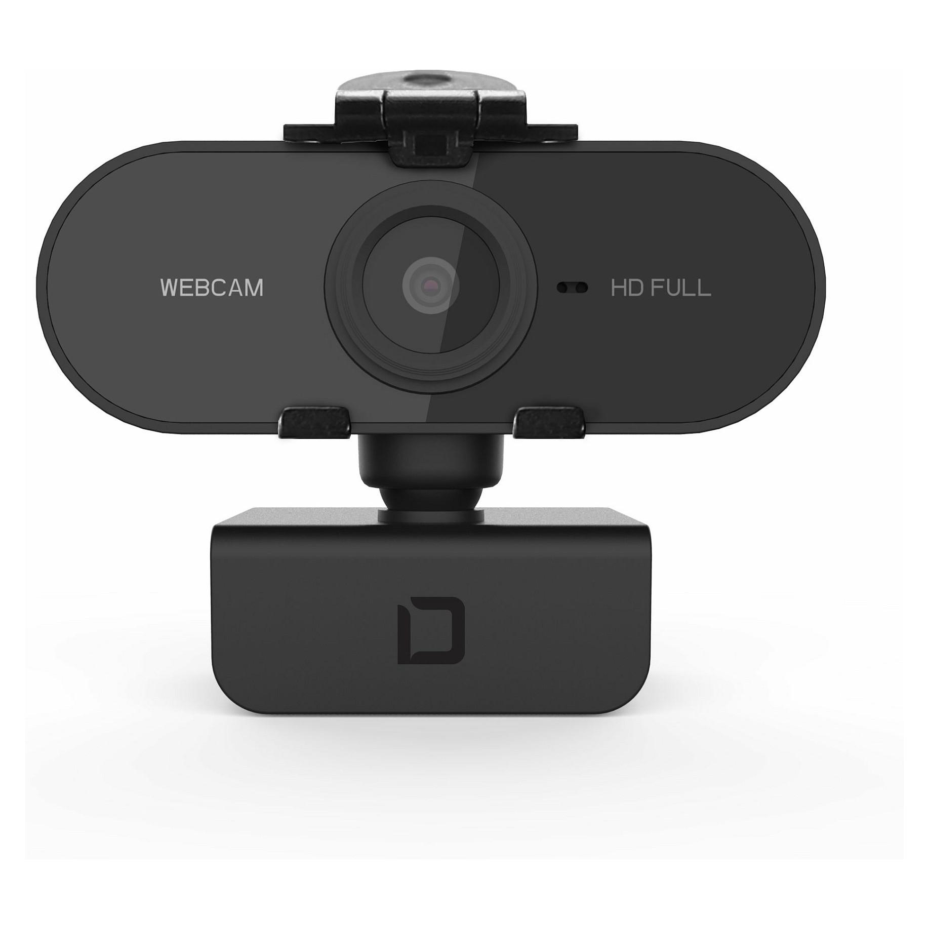 Dicota D31841 Full HD webcam 1920 x 1080 USB 2.0 - sort