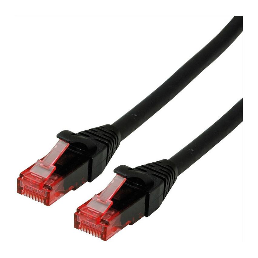Netværkskabel ROLINE Cat.6 UTP LSOH RJ-45 1 m - sort