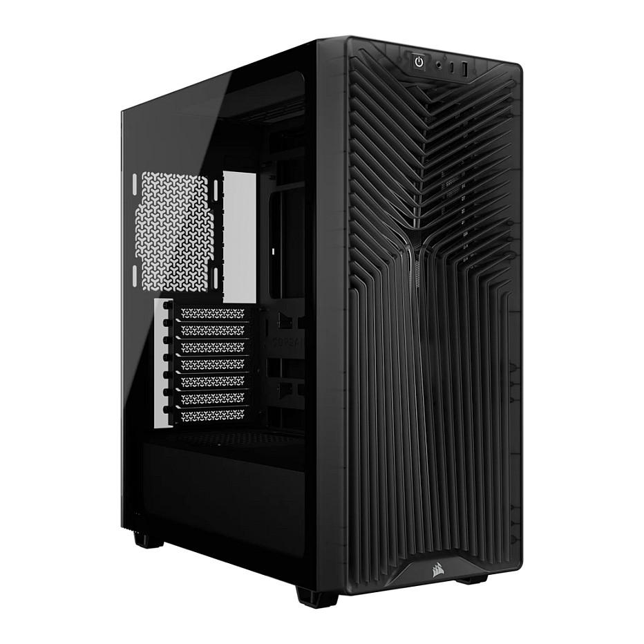 CORSAIR 3200D RS - Mid tower - ATX - sidepanel med vindue (hærdet glas) - ingen strømforsyning (ATX) - røgfarvet - USB/Lyd