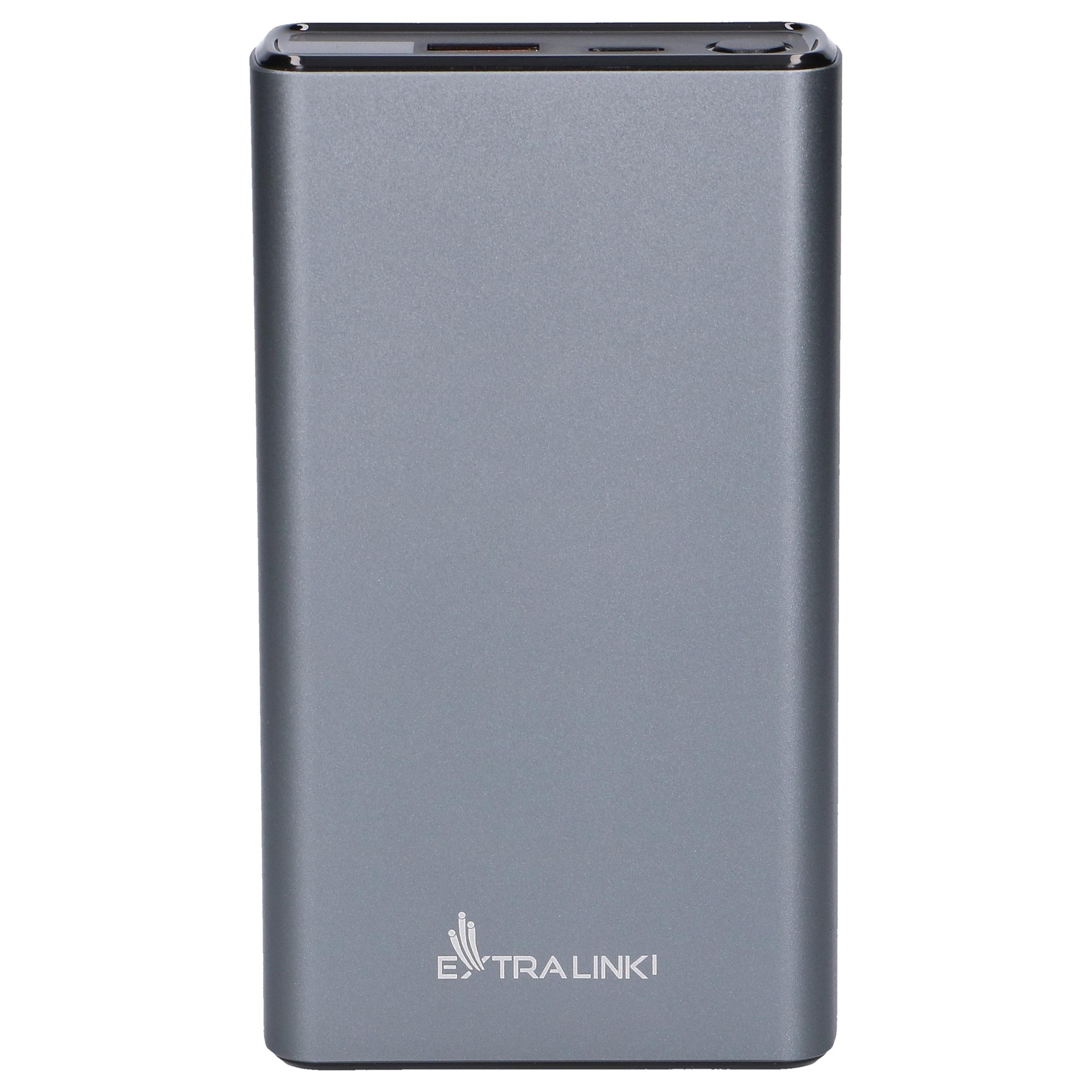 Extralink Powerbank EPB-126 20.000 mAh med 45 W PD, USB-C og LED-display