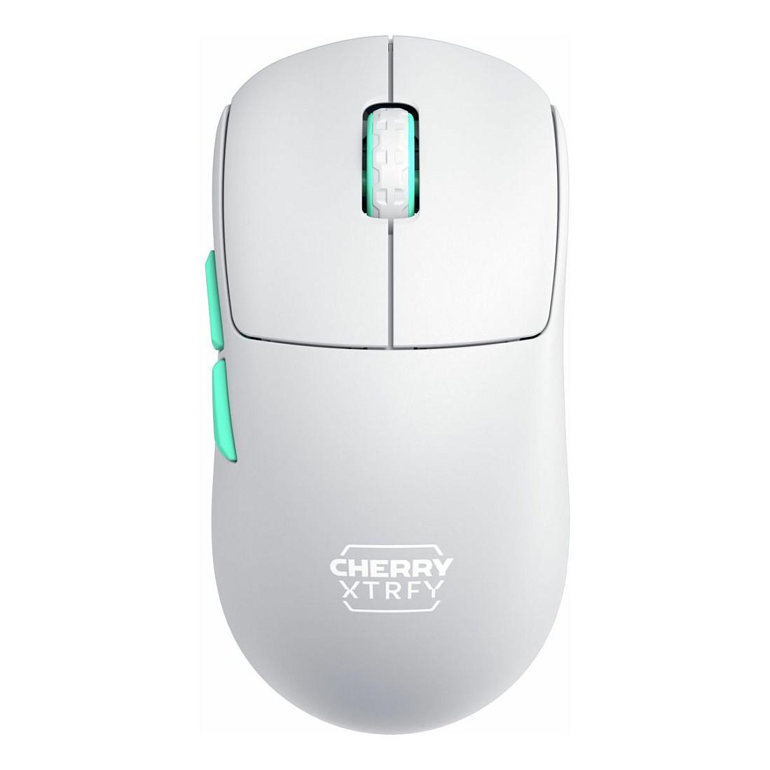Trådløs gaming-mus Cherry XTRFY M68 - blå/turkis/hvid