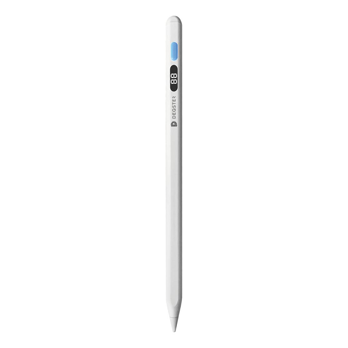 Styluspen DEQSTER Pencil 1C USB-C til iPad 2018 og nyere - hvid