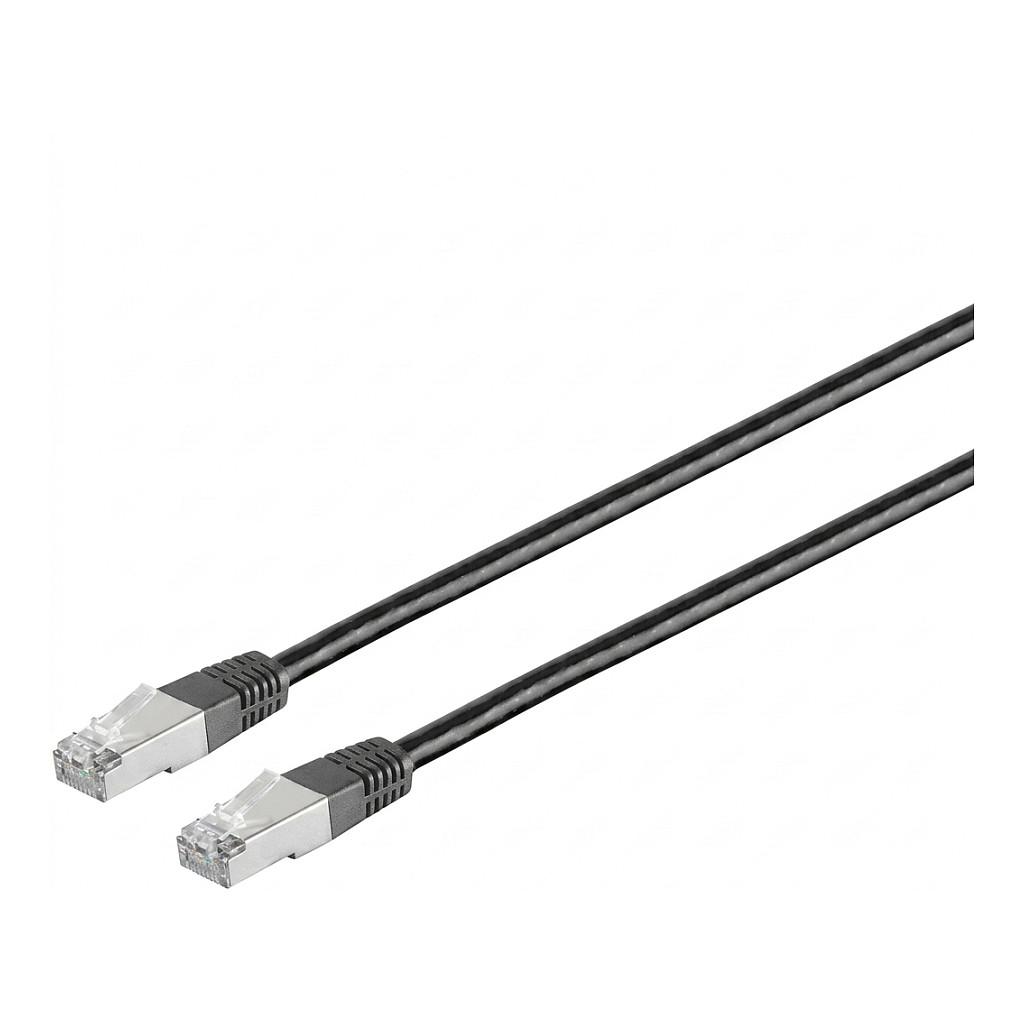 S/CONN maximum connectivity RJ45-RJ45, m-m, 3m netværkskabel Sort Cat5e F/UTP (FTP)