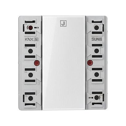 Jung KNX trykknapmodul 2-gang universal LS 52921 ST F50 LS Secure-serien