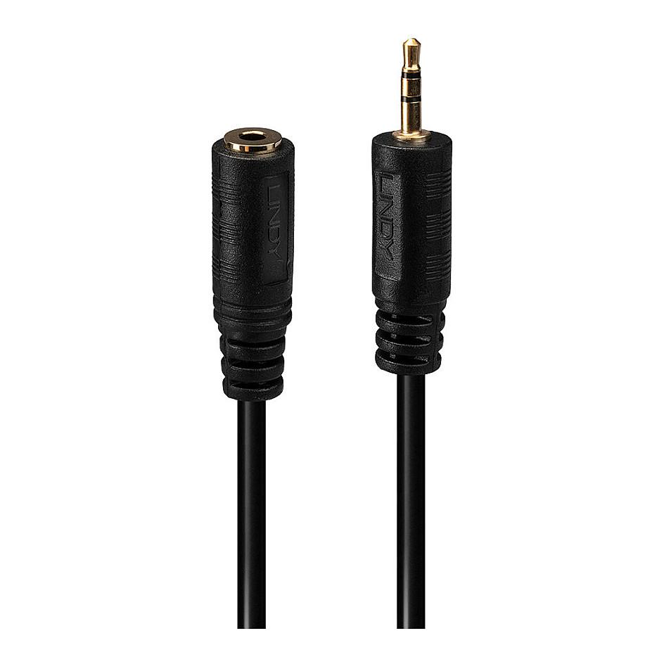 Lindy Premium - Lyd adapter - mini-phone stereo 3.5 mm hun til stereomikrostik han - 20 cm - afskærmet - sort