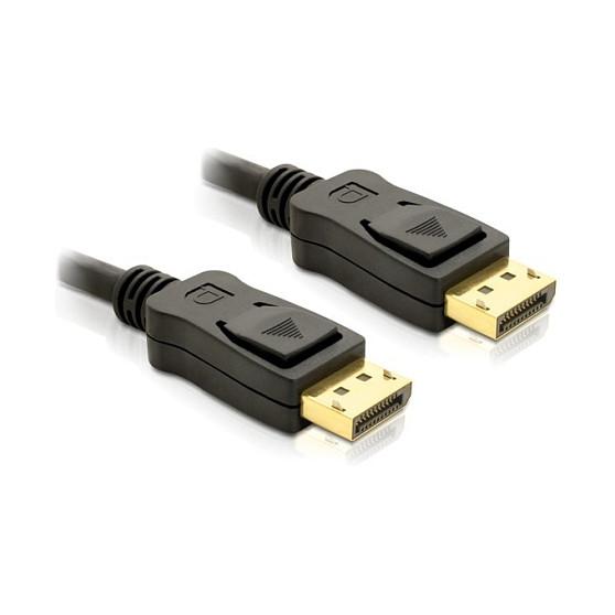 DisplayPort-kabel DeLOCK 1.2 4K 5 m - sort