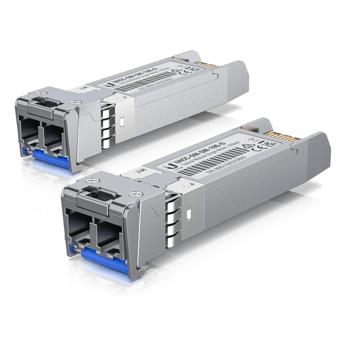 Ubiquiti UACC-OM-SM-10G-D-20 fiberoptisk SFP-transceivermodul 10 Gbit/s LC SMF, 20 stk.