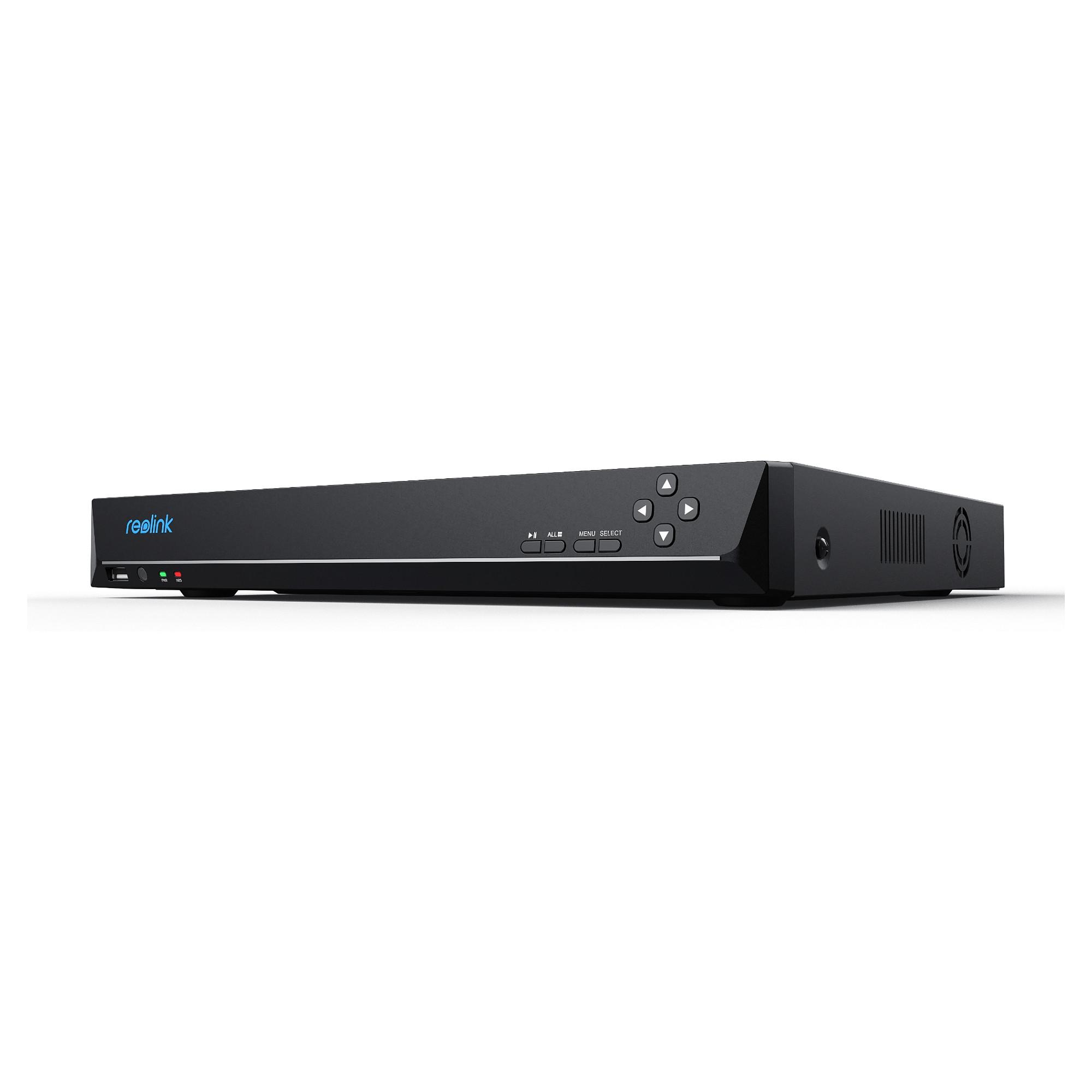 Overvågningsoptager Reolink NVS36 - 36-kanals PoE NVR, op til 48 TB, 16 MP, 2-vejs lyd