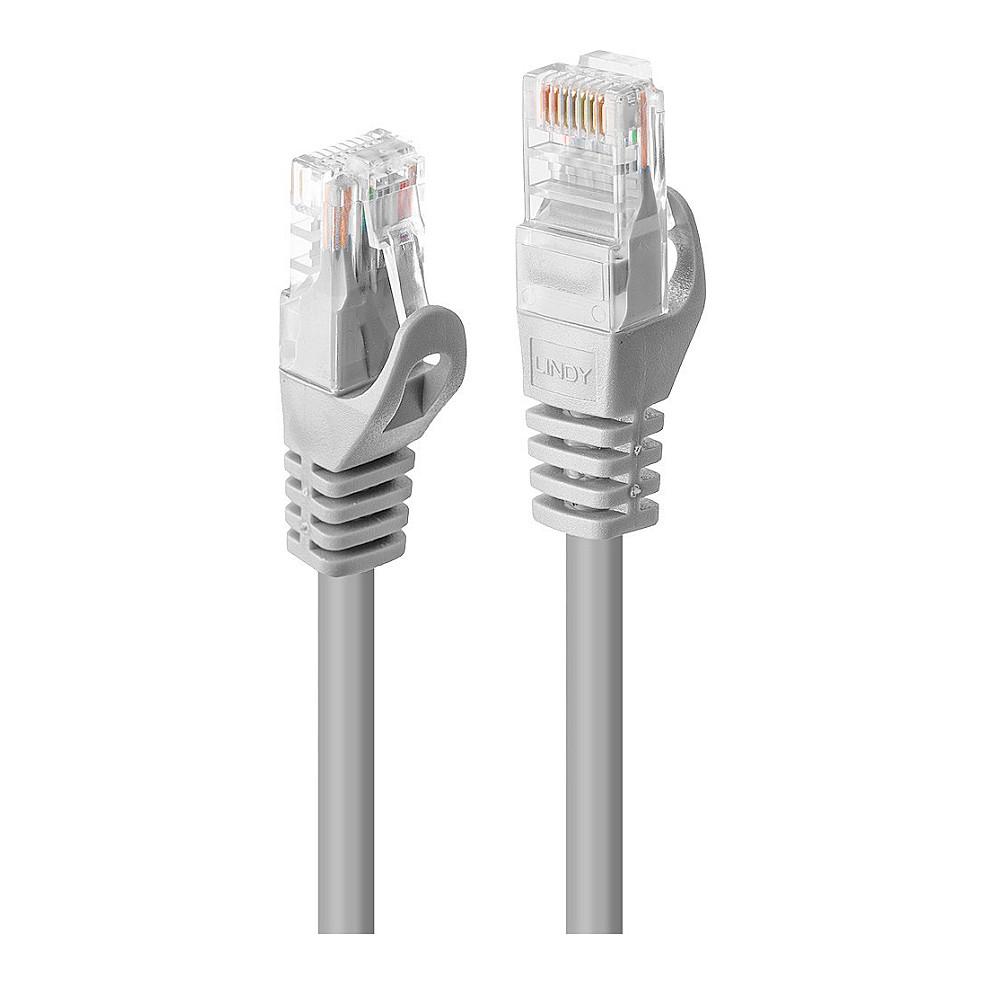 Patchkabel Lindy Cat5e U/UTP RJ45 2 m - grå