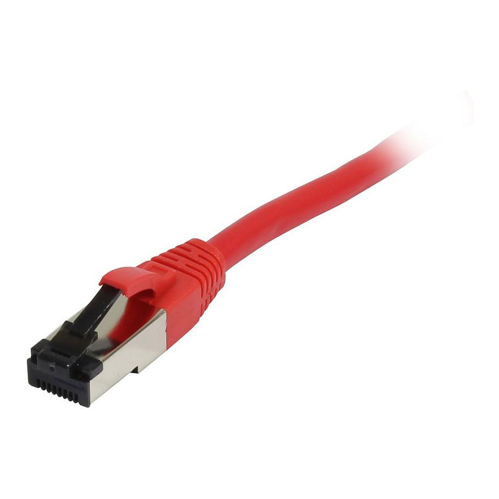 Patchkabel RJ45 CAT81 2000Mhz 025m rot SSTPSFTP TPEUltra SuperFlex AWG26 Synergy 21