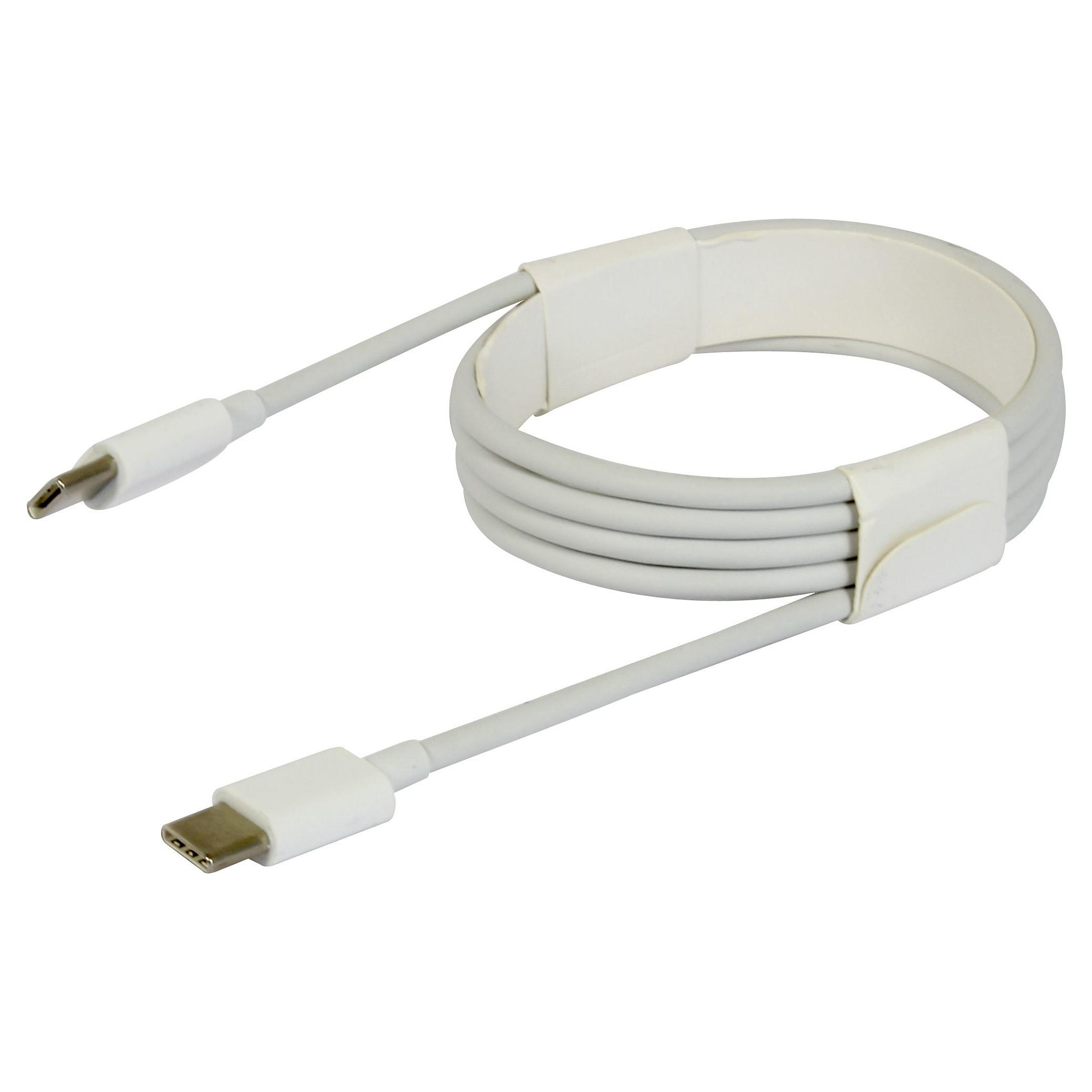USB-C til USB-C-kabel Synergy 21 USB 2.0 - 1 m, hvid