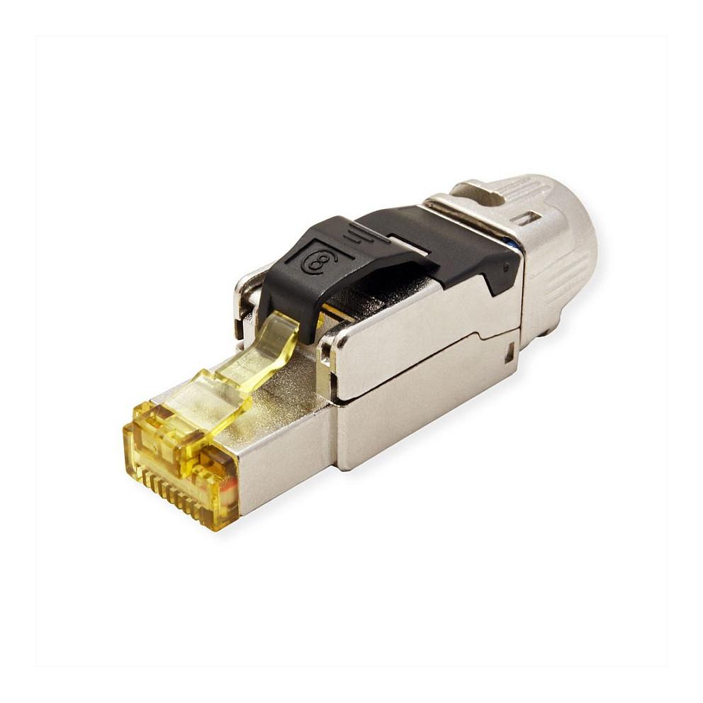 RJ-45-stik ROLINE feltkonfektionerbart Kat.8 Class I