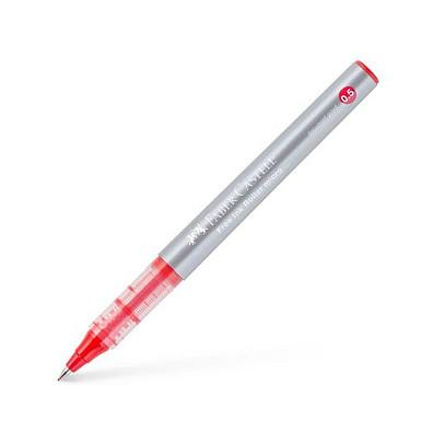 Blækroller Faber-Castell Free Ink 0,5 mm - grå/rød