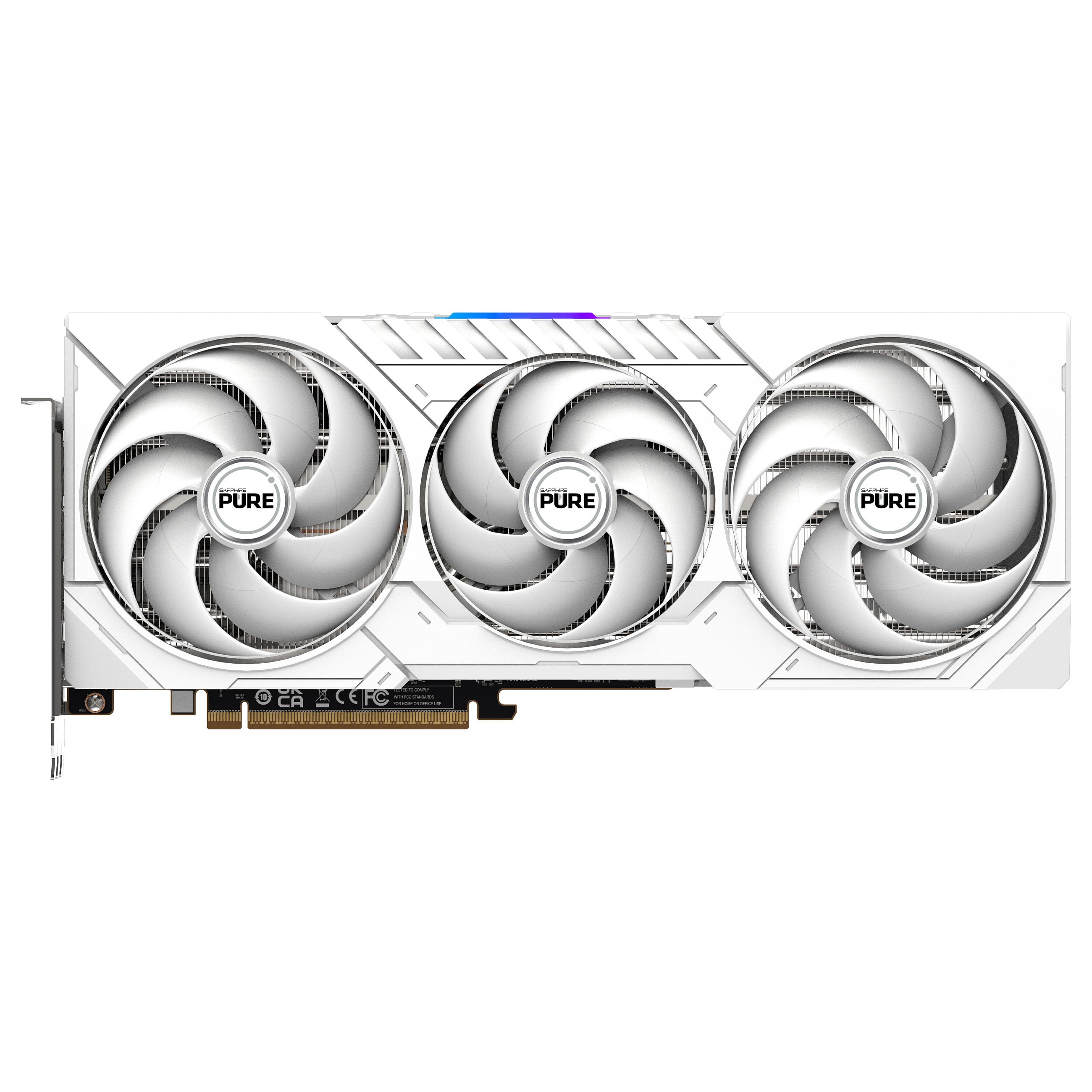 Sapphire Pure Radeon RX 9070 XT - Grafikkort - Radeon RX 9070 XT - 16 GB GDDR6 - PCIe 5.0 x16 - 2 x DisplayPort, 2 x HDMI