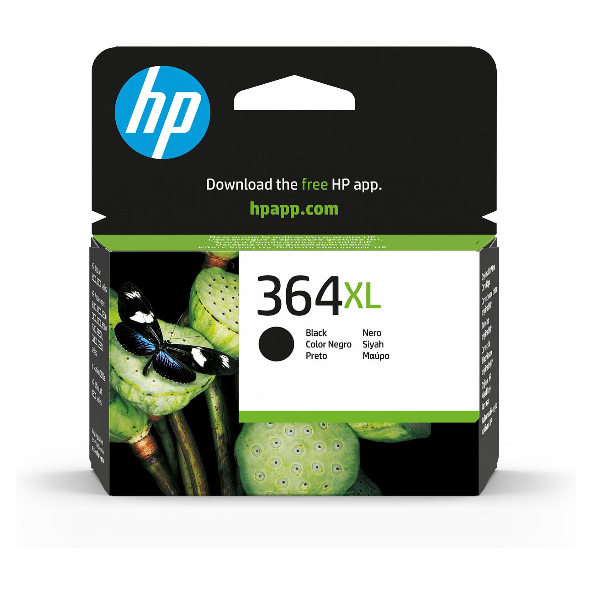 Blækpatron HP 364XL CN684EE, 550 sider, Sort