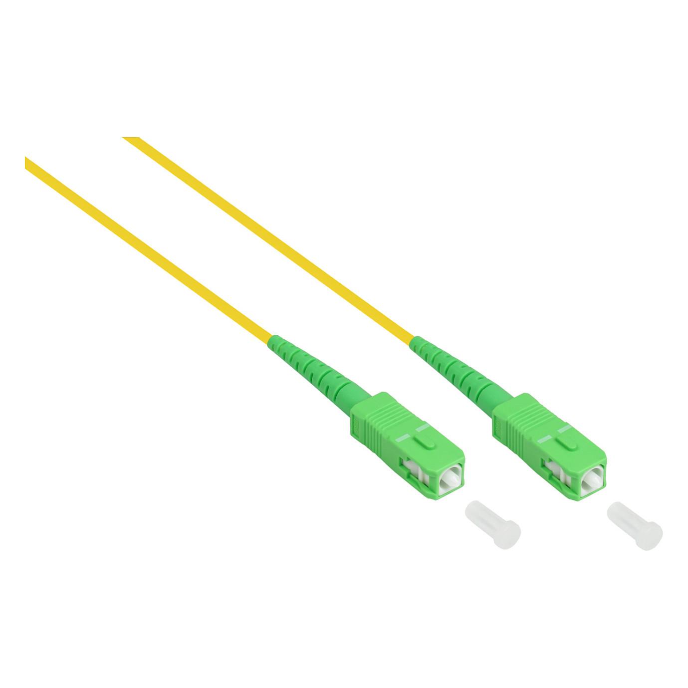 LWL-patchkabel econ connect OS2 LC/SC 9/125 - 5 m