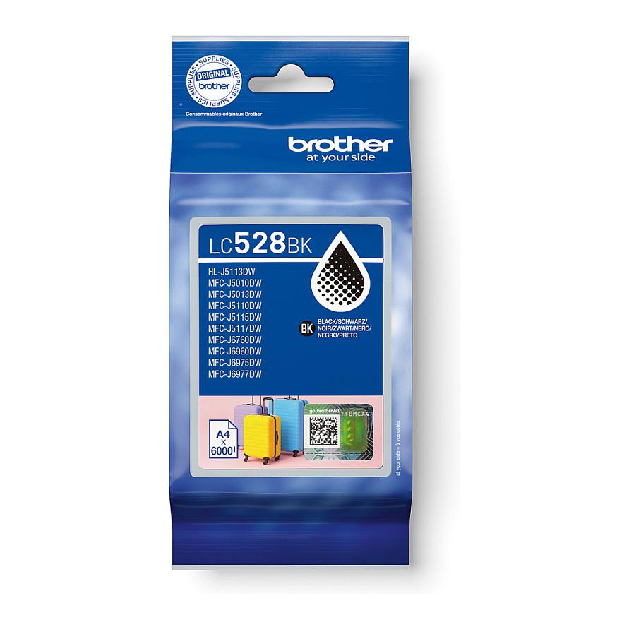 Brother LC528BK - Sort - original - pude pakke - blækpatron - for Brother MFC-J6975DW, MFC-J6977DW