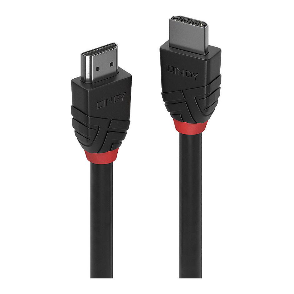 Lindy Black Line HDMI cable with Ethernet - 5 m