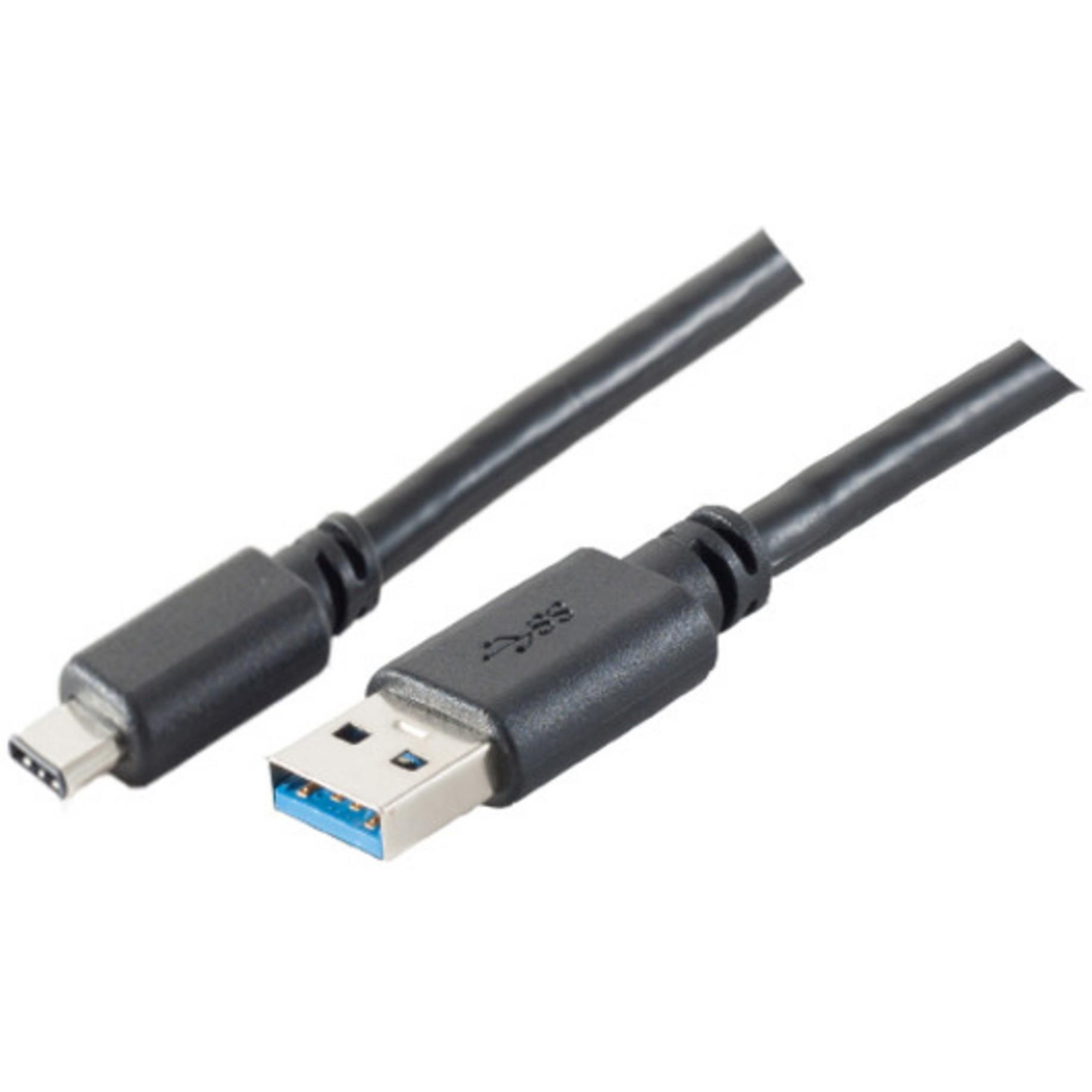 S/CONN maximum connectivity 77141-1.8 USB-kabel USB 3.2 Gen 1 (3.1 Gen 1) 1,8 m USB C USB A Sort