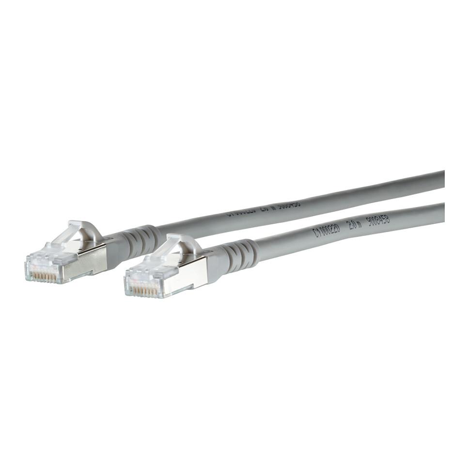 METZ CONNECT 1308452533-E CAT 6a S/FTP CU 2,5m Grå