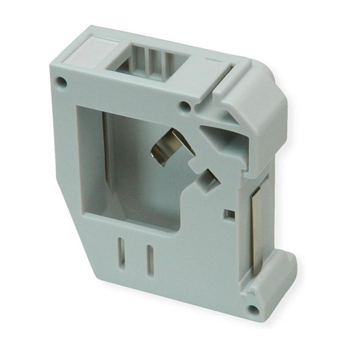 DIN-skinneadapter ROLINE 26.11.0340 til Keystone-modul 180 - ubestykket, grå