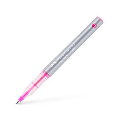 Blækroller Faber-Castell Free Ink - grå, pink 0,7 mm