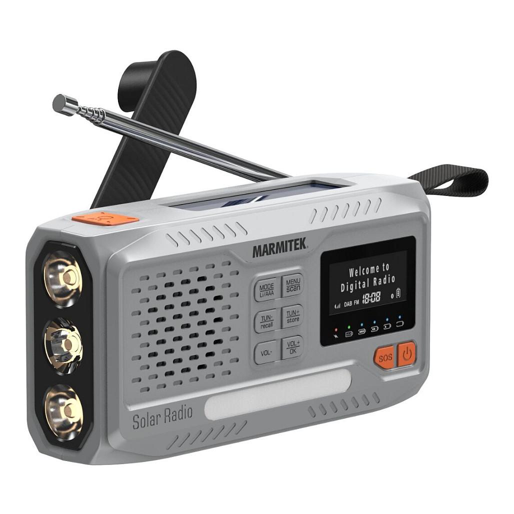Marmitek RESQ 100 Nødradio - DAB+, FM, Bluetooth - Grå