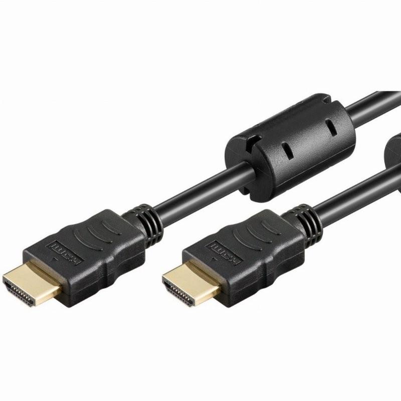 High speed HDMI cable, 4K, Eco 15+1, black, 3m