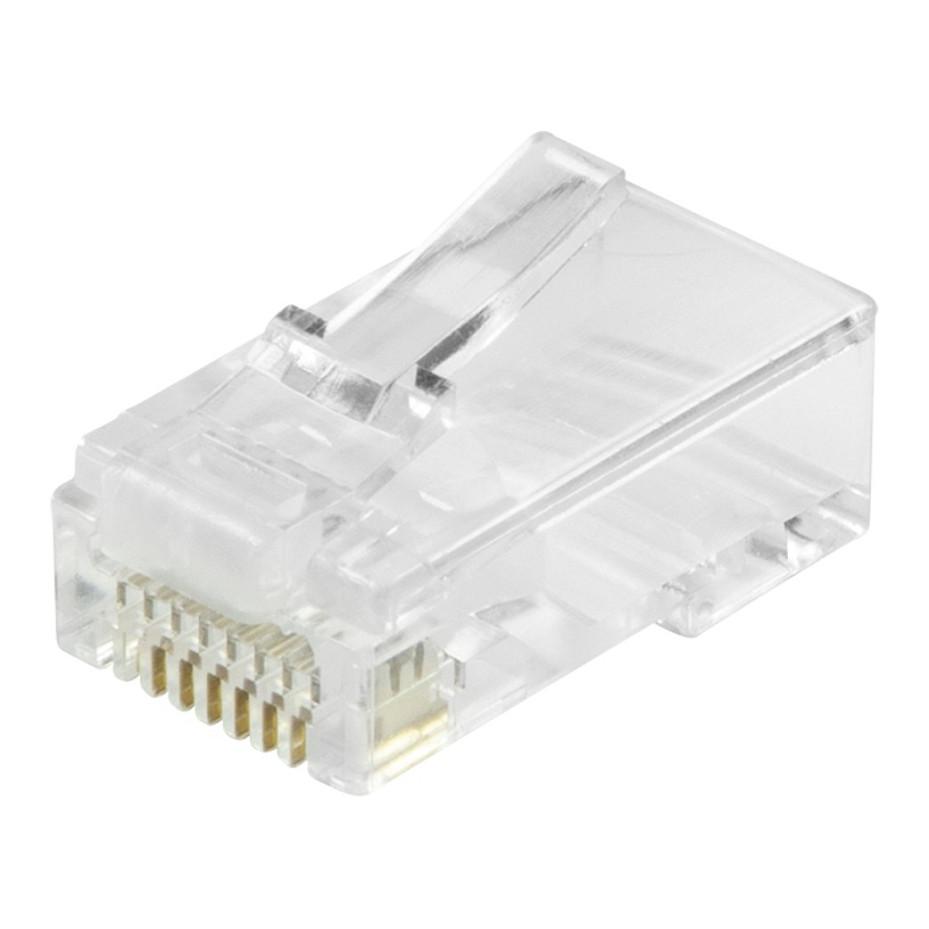 RJ45-stik Equip 121173 Cat6 pass through UTP - 100 stk.