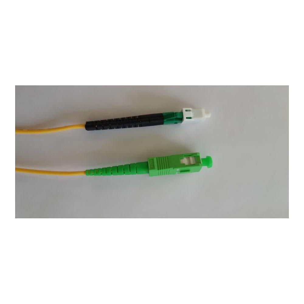 LWL1FaserPatchk 75mtrLCAPCSCAPC 9125u OS2 G657A2 AD2mm LC hat flexible Knickschutztülle Synergy21